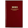 AT-A-GLANCE Standard Diary 2023 RY Daily Diary, Red, Large, 7 3/4" x 12"