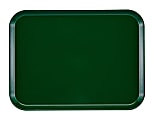 Cambro Camtray Rectangular Serving Trays, 15" x 20-1/4", Sherwood Green, Pack Of 12 Trays