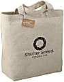Custom Recycled Cotton Twill Grocery Tote, 11" x 13", 70% Recycled