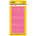 Post-it Super Sticky Notes, 3 in. x 8 in., Energy Boost Collection, 2 Pads/Pack, 45 Sheets/Pad