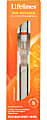 Lifelines Pen Diffuser, With 4-Scent Cartridge, Fine Point, 1.0 mm, Orange Barrel, Black Ink, Citrus Grove