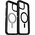 OtterBox iPhone 15 Plus & iPhone 14 Plus Defender Series XT Clear Case With Magsafe - For Apple iPhone 15 Plus, iPhone 14 Plus Smartphone - Black, Clear