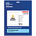 Avery® Ultra Duty® Permanent GHS Chemical Labels, 97186-WMU50, Rectangle, 3" x 5", White, Pack Of 150 1 thumbnail image