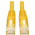 Eaton Tripp Lite Series Cat6 Gigabit Snagless Molded (UTP) Ethernet Cable (RJ45 M/M), PoE, Yellow, 1 ft. (0.31 m) - N201001YW 1 thumbnail image