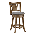 Office Star Miller Counter Height Stool, Dove/Medium Oak 1 thumbnail image