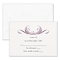 Custom Shaped Wedding & Event Response Cards With Envelopes, 4-7/8" x 3-1/2", Preferential Design, Box Of 25 Cards 1 thumbnail image