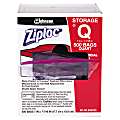 Ziploc® Double-Zipper Plastic Storage Bags, 32 Oz, Clear, Box Of 500 Bags
