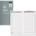 Dome® Auto Mileage Log, Card Stock Cover, 3 1/4" x 6 1/4", Gray