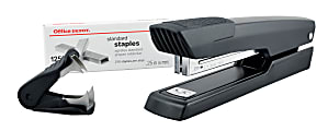 Office Depot® Brand Premium Full-Strip Stapler Combo With Staples And Remover, Black 1 thumbnail image