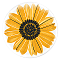 Amscan Melamine Fall Sunflower Chargers, 13" x 13", Case Of 4