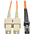 Tripp Lite 1M Duplex Multimode 62.5/125 Fiber Optic Patch Cable MTRJ/SC 3' 3ft 1 Meter, N310003 1 thumbnail image
