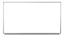 Luxor Magnetic Dry-Erase Whiteboard, 72" x 40", Aluminum Frame With Silver Finish 1 thumbnail image