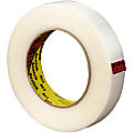 3M® 864 Strapping Tape, 1/2" x 60 Yd., Clear, Case Of 24