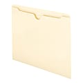 Smead® Manila File Jackets, Reinforced Tab, 9 1/2" x 11 3/4", Pack Of 100