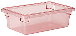 Cambro Camwear 6"D Food Boxes, 12" x 18", Safety Red, Set Of 6 Boxes 1 thumbnail image