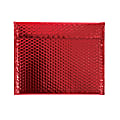Partners Brand Red Glamour Bubble Mailers 13 3/4" x 11", Pack of 48