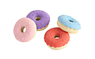 Office Depot® Brand Fun Erasers, Assorted Donuts, Pack Of 4 Erasers