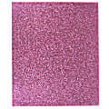 Top Flight Fashion 2-Pocket Folder, 9-7/8" x 11-13/16", Pink Glitter 1 thumbnail image