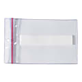SUPERSCAN® Press-On Vinyl Envelopes, Reclosable, 3" x 5", Clear, Pack of 25 Envelopes 1 thumbnail image