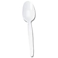 Dixie® Heavyweight Utensils, Teaspoons, White, Box Of 100 Teaspoons