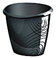 CEP Origins Plastic Waste Bin, 14-5/16" Depth, Black 1 thumbnail image