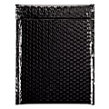 Partners Brand Black Glamour Bubble Mailers 9" x 11 1/2", Pack of 100