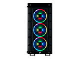Corsair iCUE 465X RGB Mid-Tower ATX Smart Case - Black - Mid-tower - Black - Steel, Tempered Glass - 6 x Bay - 3 x 4.72" x Fan(s) Installed - 0 - Mini ITX, Micro ATX, ATX Motherboard Supported - 17.64 lb - 6 x Fan(s) Supported 1 thumbnail image