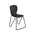 Vari Wood Chair, 15" Seat Width, Dark Gray Seat/Dark Gray Frame, Quantity: 1 1 thumbnail image