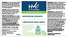 Highmark® Secondary Labels, Bath Cleaner 1 thumbnail image