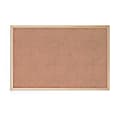 U Brands Cork Bulletin Board, 36" X 24", Birch Wood Frame, Actual Size 35" X 23" (266U00-01) 1 thumbnail image