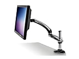 Ergotech Freedom Arm FDM-PC-S01 - Mounting kit (articulating arm, pole, VESA adapter, desk clamp base) - for LCD display - aluminum - silver - screen size: up to 27" - desktop