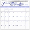 2025 AT-A-GLANCE® Monthly Wall Calendar, 12" x 12", Illustrator’s Edition, January To December 1 thumbnail image