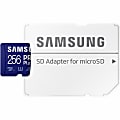 Samsung PRO Plus 256 GB Class 10/UHS-I (U3) V30 microSDXC - 1 - 180 MB/s Read - 130 MB/s Write - 10 Year Warranty 1 thumbnail image