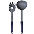 Oster Bluemarine 2-Piece Ladle And Pasta Server Utensil Set, Navy Blue 1 thumbnail image