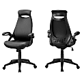 Monarch Specialties Ergonomic High-Back Office Chair, Black