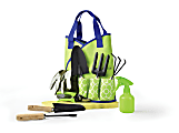 Orbit 10-Piece Garden Tool Set, 11"H x 10 3/4"W x 6 3/4"D, Lime Green 1 thumbnail image