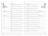 2025 TUL® Discbound Daily Planner Refill Pages, Junior Size, January To December