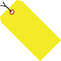 Office Depot® Brand Fluorescent Prestrung Shipping Tags, #2, 3 1/4" x 1 5/8", Yellow, Box Of 1,000 1 thumbnail image