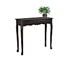 Monarch Specialties Console Table, Scalloped, Single Drawer, Dark Cherry 1 thumbnail image