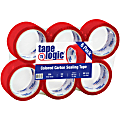 Tape Logic® Carton-Sealing Tape, 3" Core, 2" x 55 Yd., Red, Pack Of 6