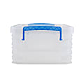 Super Stacker Large Storage Box 6-1/2" H x 10-1/5" W x 14-1/2" L Clear 1 thumbnail image