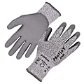 Ergodyne Proflex 7030-12PR PU-Coated Cut-Resistant Gloves, Medium, Gray, Set Of 12 Pairs
