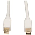 Eaton Tripp Lite Series Mini DisplayPort Cable, 4K 60Hz (M/M), White, 6 ft. (1.8 m) - DisplayPort cable - P584006 1 thumbnail image