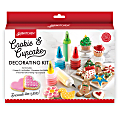 gia'sKITCHEN 15-Piece Cookie & Cupcake Decorating Kit, Multicolor