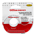 Office Depot® Brand Transparent Tape In Dispenser, 1/2" x 600"