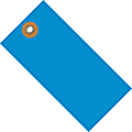 Tyvek® Shipping Tags, #5, 4 3/4" x 2 3/8", Blue, Box Of 100