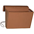 Smead® Expanding Wallet, 5 1/4" Expansion, 10" x 15", 30% Recycled, Redrope