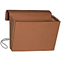 Smead® Expanding Wallet, 5 1/4" Expansion, 10" x 15", 30% Recycled, Redrope 1 thumbnail image