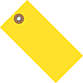 Tyvek® Shipping Tags, #8, 6 1/4" x 3 1/8", Yellow, Box Of 100