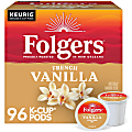 Folgers French Vanilla Keurig Single Serve K-Cup Pods, 24 Pods Per Pack, Case Of 4 Packs 1 thumbnail image